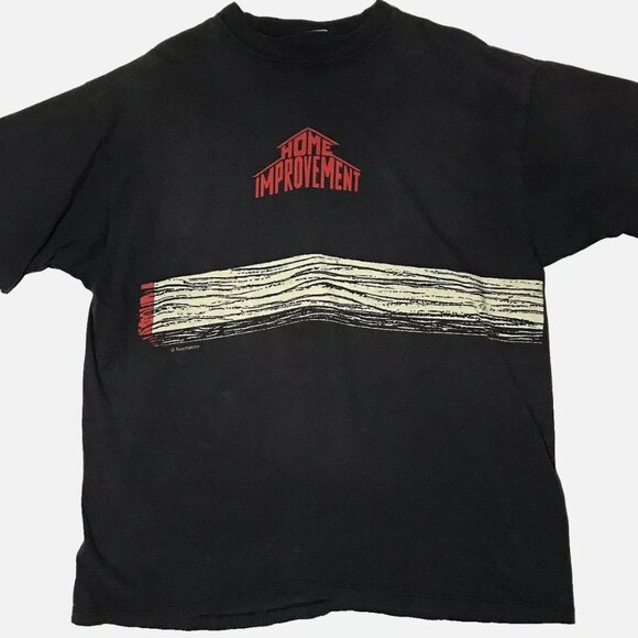 Rare 90's Vintage SINGLE STITCH HOME IMPROVEMENT "One Big Stud" T-Shirt • XL - Picture 1 of 4